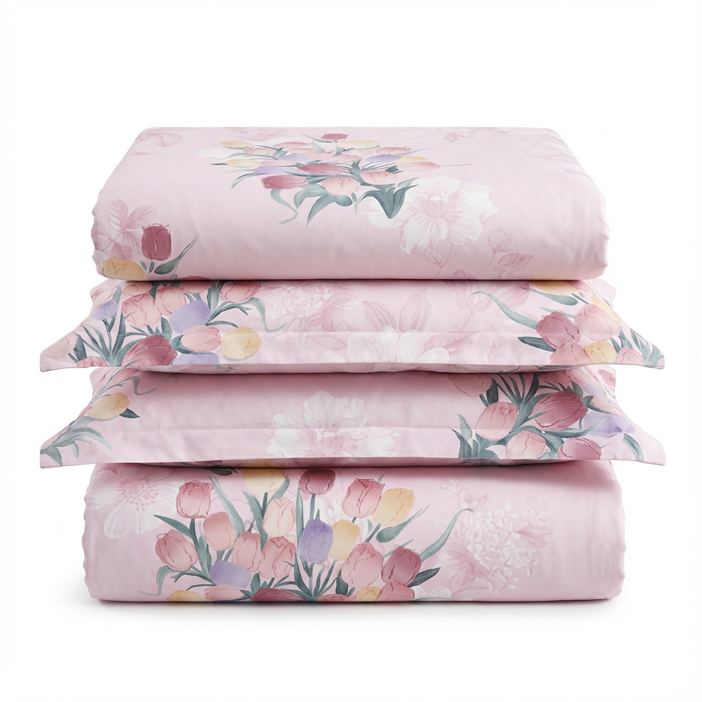 Color-Lock Tech Tencel Lyocell Personalized Printed Fabric Fade-Proof Machine-Washable Material for Durable Bedding Sheets - Image 1