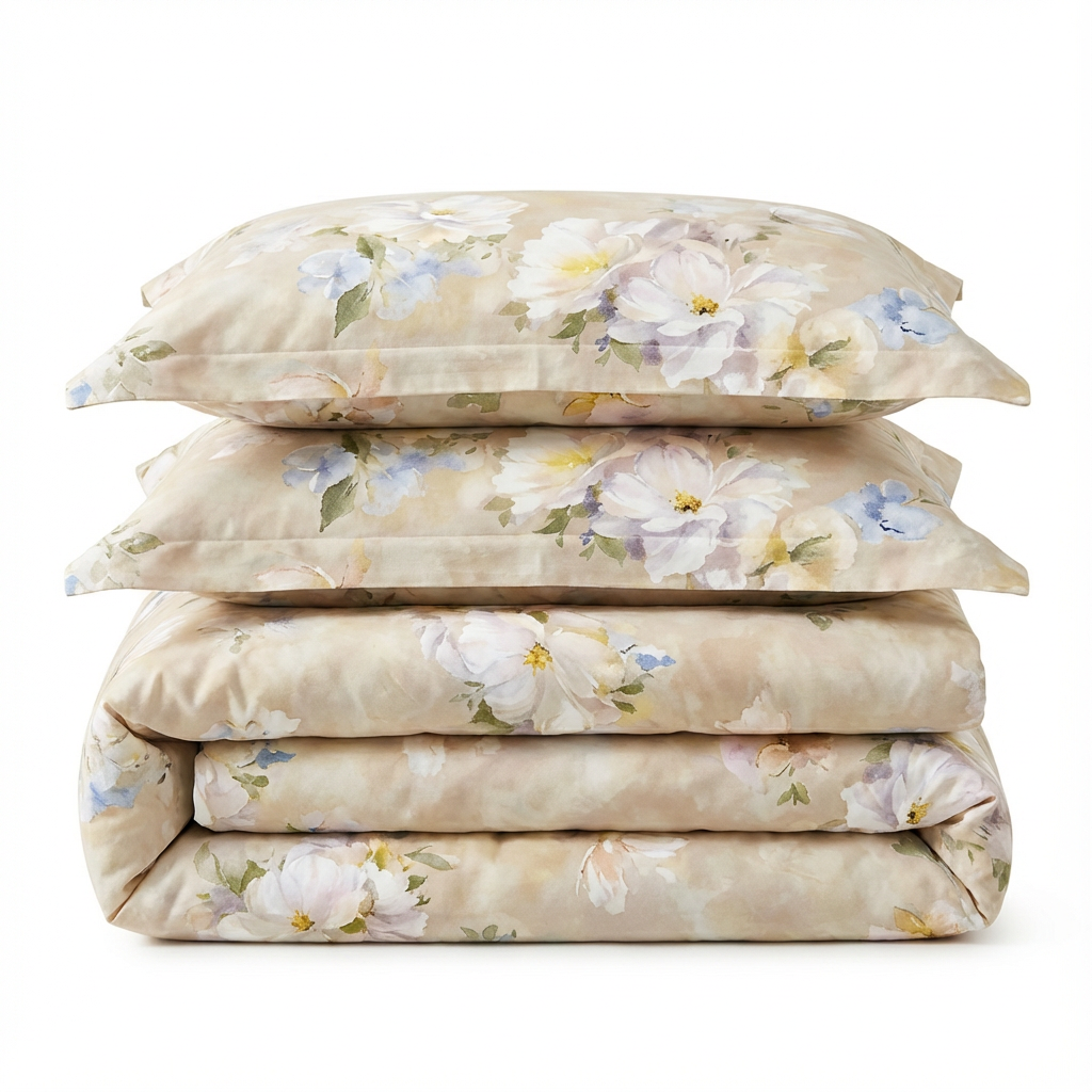 Cooling Antimicrobial Lyocell Tencel Custom Pattern Printed Fabric Stay-Dry Material for Bed Covers and Refreshing Pajamas - Image 1