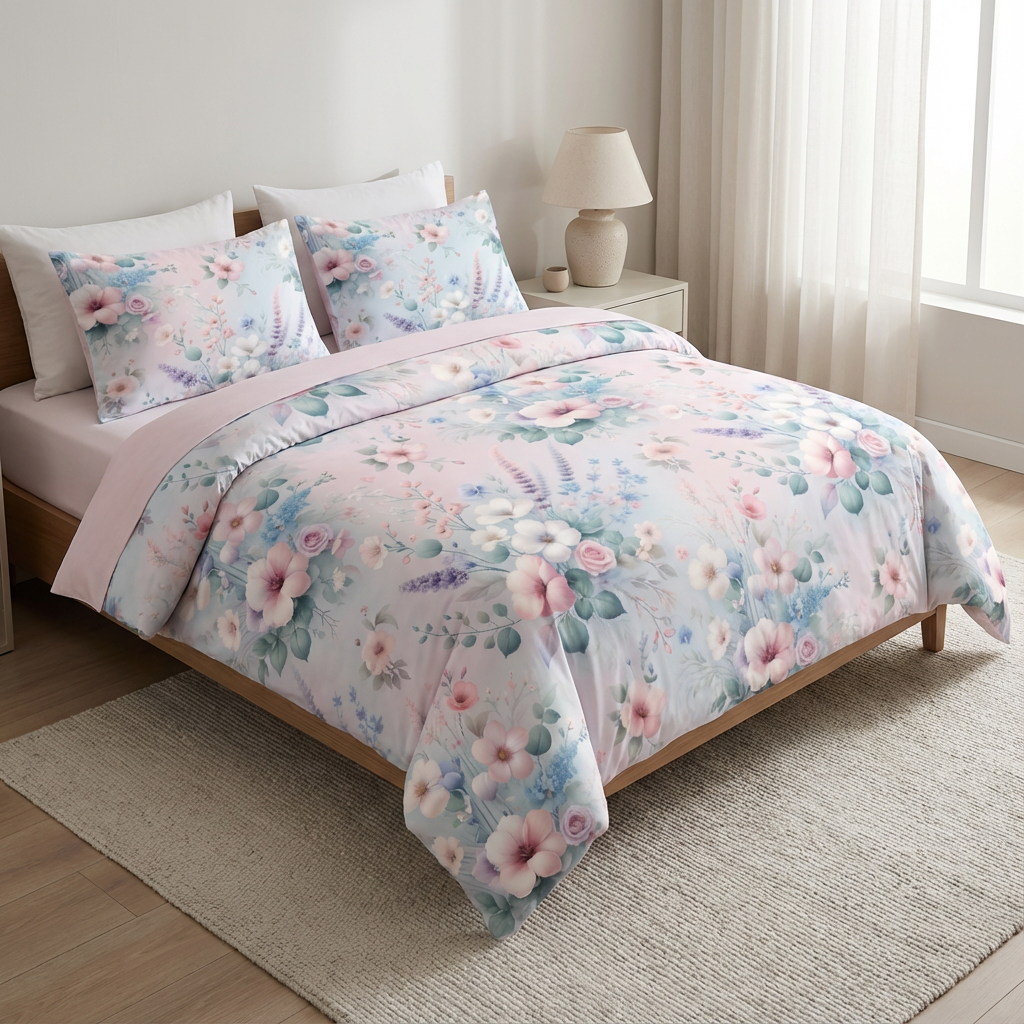 Cooling Antimicrobial Lyocell Tencel Custom Pattern Printed Fabric Stay-Dry Material for Bed Covers and Refreshing Pajamas - Image 2