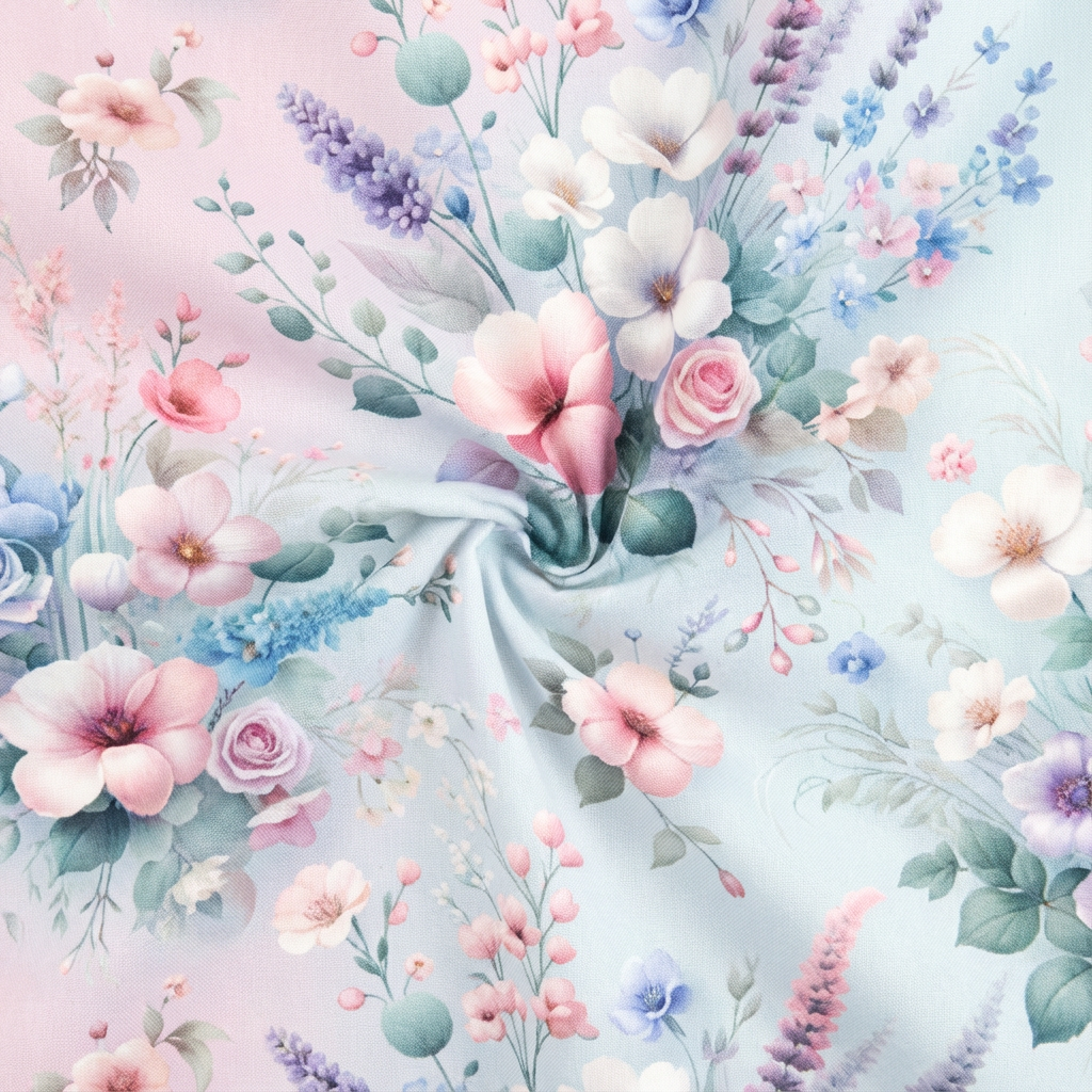 Cooling Antimicrobial Lyocell Tencel Custom Pattern Printed Fabric Stay-Dry Material for Bed Covers and Refreshing Pajamas - Image 3