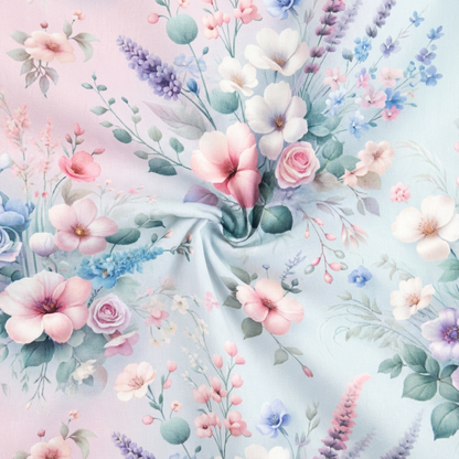 Cooling Antimicrobial Lyocell Tencel Custom Pattern Printed Fabric Stay-Dry Material for Bed Covers and Refreshing Pajamas - Image 3