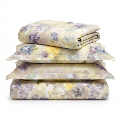 Custom Dyed and Printed Modal Blend Fabric for Sleepwear and 4-Piece Bed Linens - Image 2