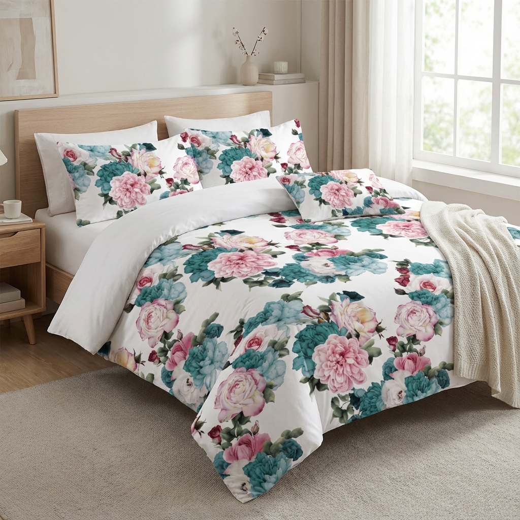 Washable Non-Fading Modal Bedding Set Fabric Diversified Specifications Printed Custom Home Textile Fabric - Image 2