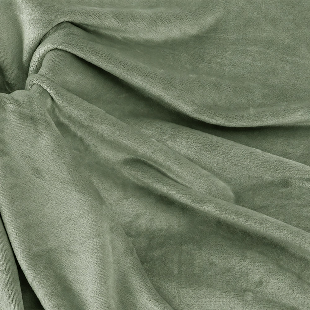 Reactive Dyed Solid High Color Fastness for Bed Sheets Flannel Fleece Fabric - Image 1