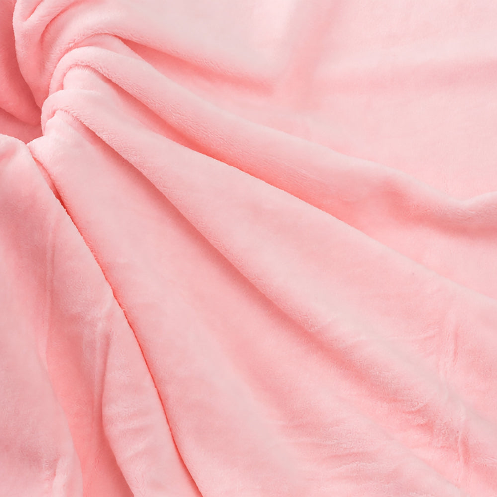 All-Season Plain Colored Material for Lightweight Nap Quilts and Throws Flannel Fabric - Image 1