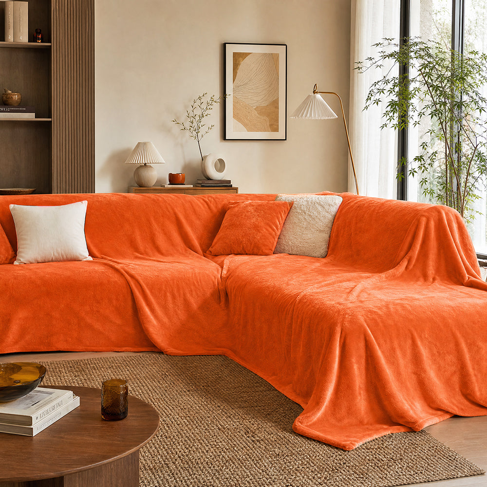 All-Season Plain Colored Material for Lightweight Nap Quilts and Throws Flannel Fabric - Image 3