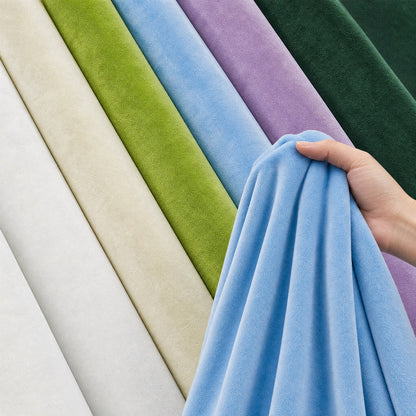 Thermal Solid Extra Warmth for Bedroom Bed Set Coral Milk Fleece Fabric - Image 2
