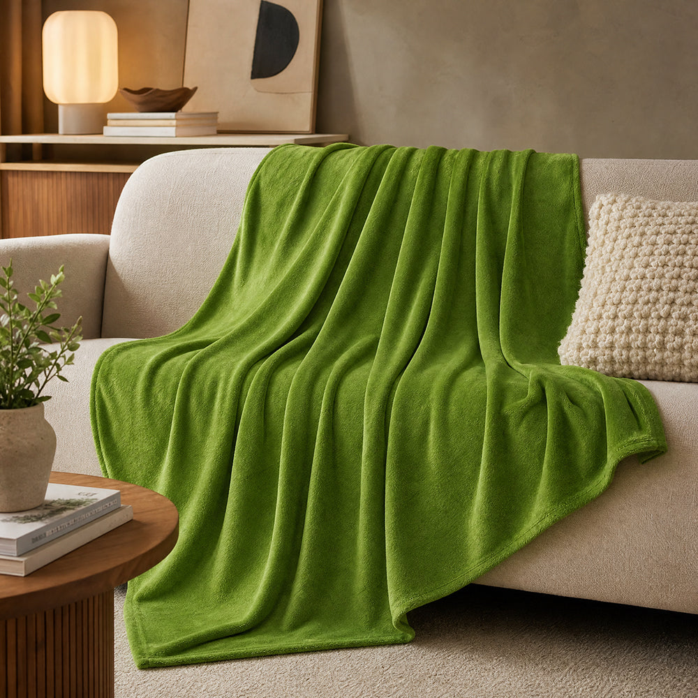 Versatile Solid Plain for Cozy Lounge Chair Covers and Bedspreads Velvet Fabric - Image 3