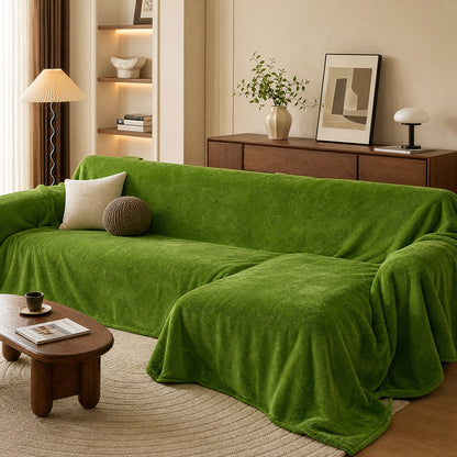 Plush Solid Color Roll Perfect Material for Multi-Functional Throw Blanket Fleece Fabric - Image 1