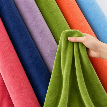 Plush Solid Color Roll Perfect Material for Multi-Functional Throw Blanket Fleece Fabric - Image 2