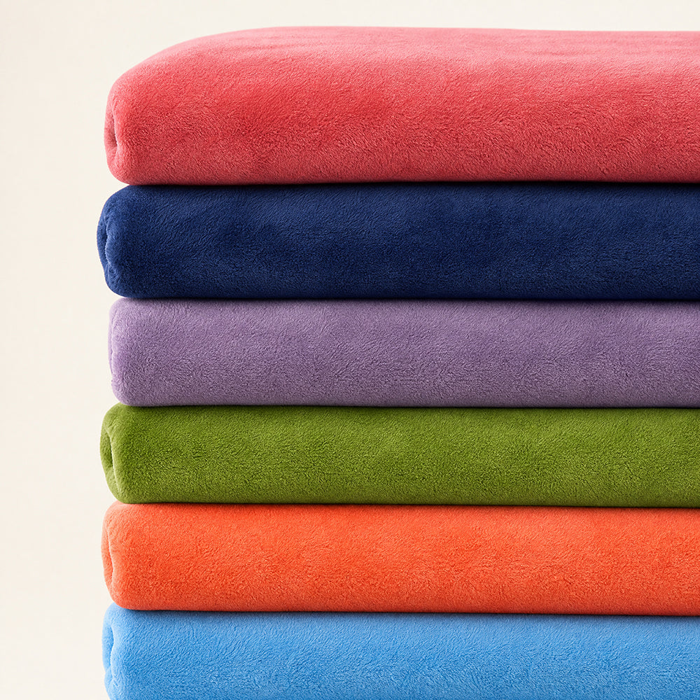 Solid Color Multi-Weight for Bedding Set and Sofa Cover Flannel Fleece Fabric - Image 2