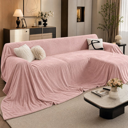 Wholesale Solid Color Multi-Material for Bedding and Sofa Throws Fleece Fabric - Image 4