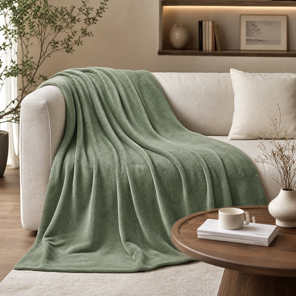 Multi-Material Solid Color Varied Colors and Weights for Blankets and Bedding Fleece Fabric - Image 4