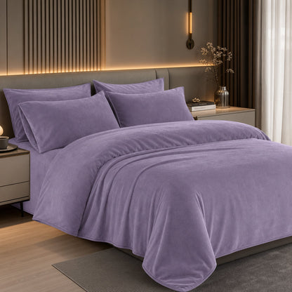 Solid Color Various Colors and Weights for Throws and Beddings Microfiber Fleece Fabric - Image 1