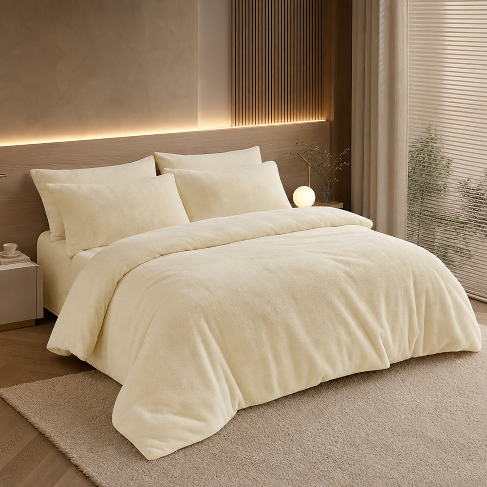 Custom Weight Solid Color Multi-Material for Bedding Sheets and Sofas Fleece Fabric - Image 1