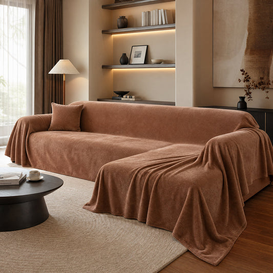 High Density Solid Color Multi-Weight for Sofa Covers and Bed Linens Fleece Fabric - Image 1