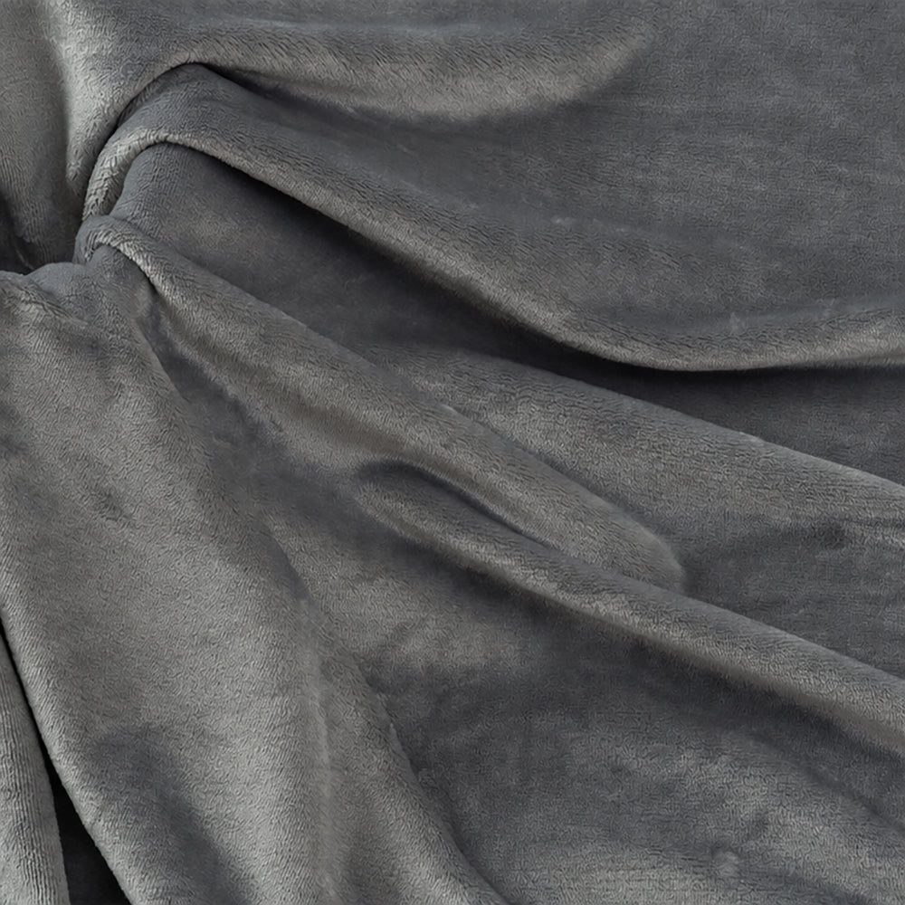 Super Soft Solid Color Multi-Weight for Sofa Throws Plush Fleece Fabric - Image 1