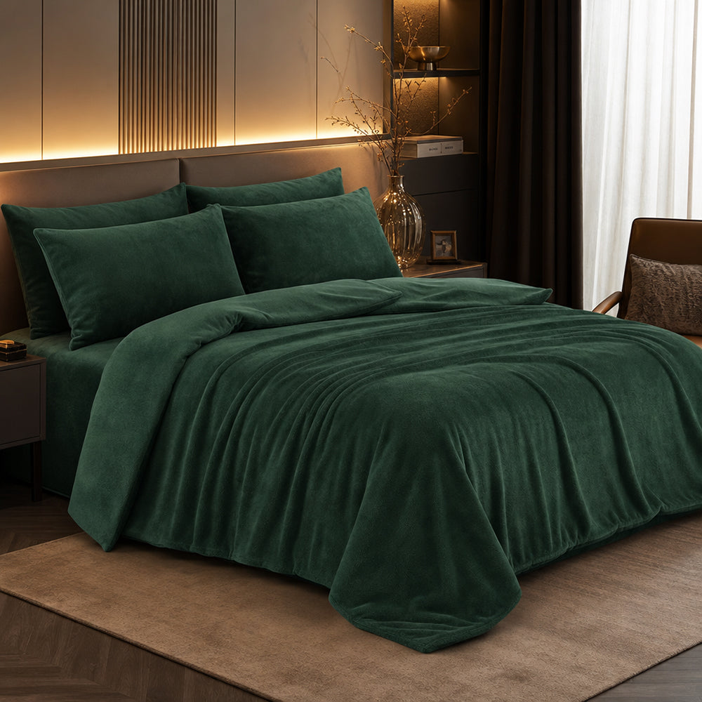 Super Soft Solid Color Multi-Weight for Sofa Throws Plush Fleece Fabric - Image 2