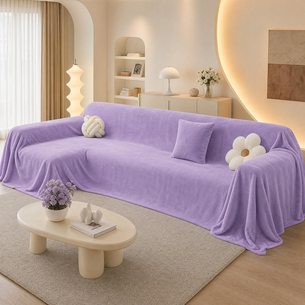 High-Quality Solid Color Multi-Weight for Home Cushion and Blanket Flannel Fleece Fabric - Image 4