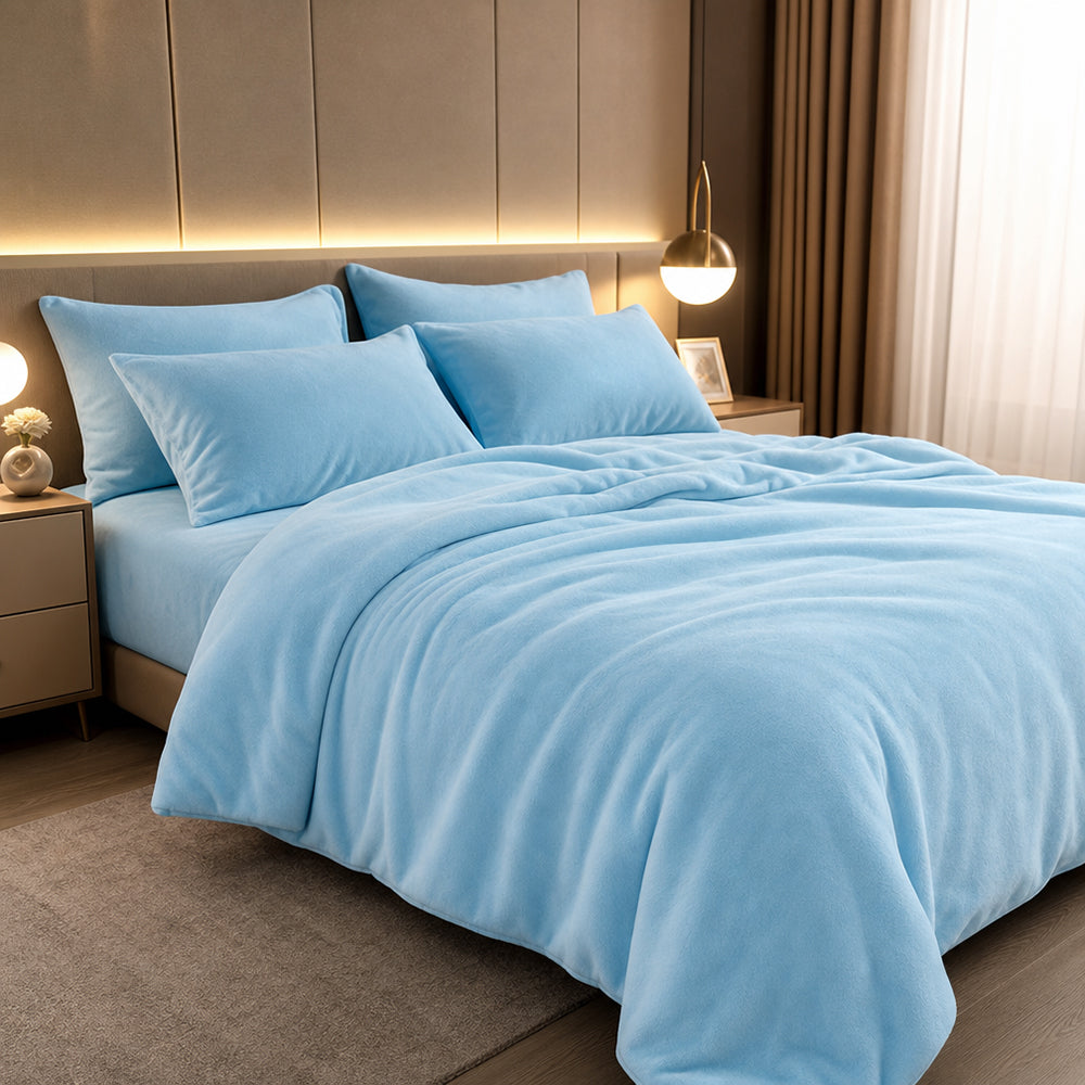 All-Season Solid Color Multi-Weight for Blankets and Bedspreads Flannel Fleece Fabric - Image 3