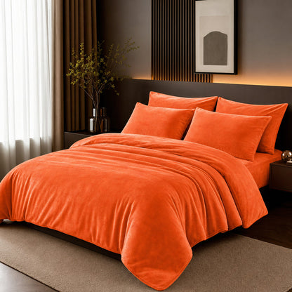 Heavy Weight Solid Color Multi-Material for Winter Sofa Blankets Fleece Fabric - Image 3