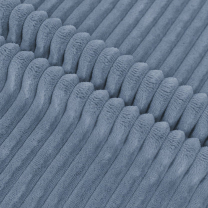 Soft Solid Roll Perfect for Cozy Bedspreads and Blankets Ribbed Flannel Fabric - Image 2