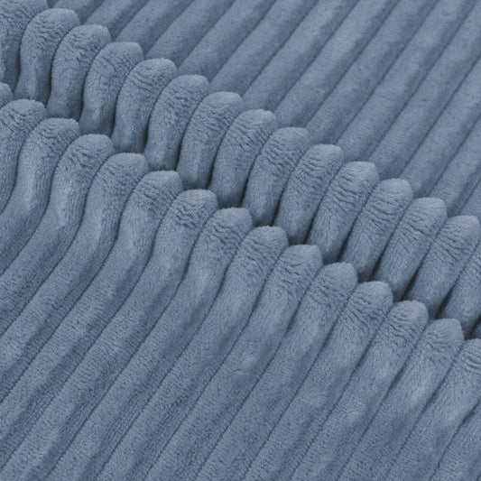 Soft Solid Roll Perfect for Cozy Bedspreads and Blankets Ribbed Flannel Fabric - Image 2