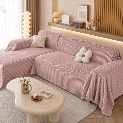 Soft Solid Roll Perfect for Cozy Bedspreads and Blankets Ribbed Flannel Fabric - Image 3