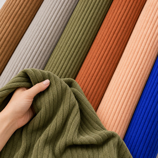 Solid Color Various GSM Flannel for Bedding Set Ribbed Autumn Winter Flannel Fabric - Image 2