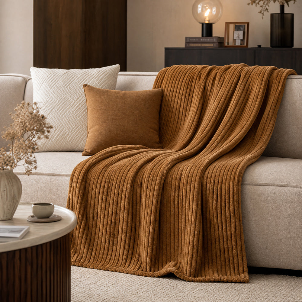 Premium Different Weights for AC Blanket Grooved Velvet Autumn Flannel Fabric - Image 3
