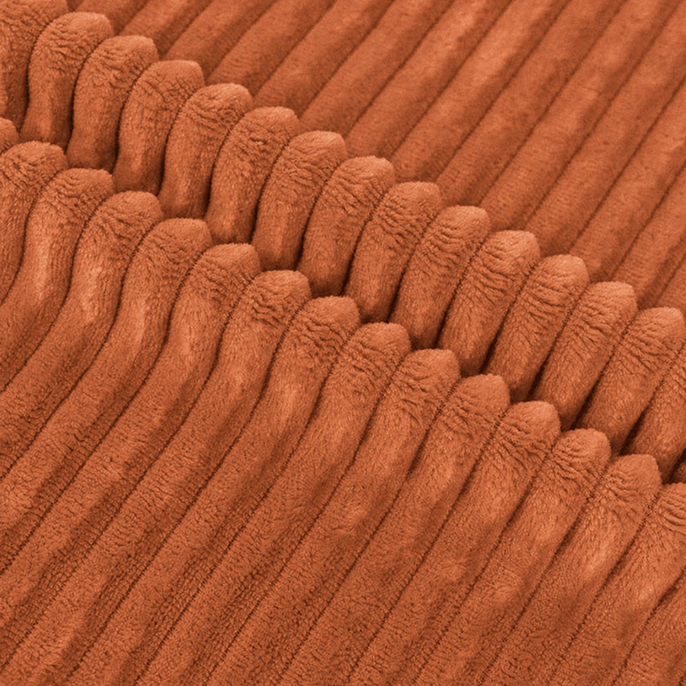Colorfast Durable Material for Luxury Bed Set Grooved Autumn Winter Flannel Fabric - Image 2