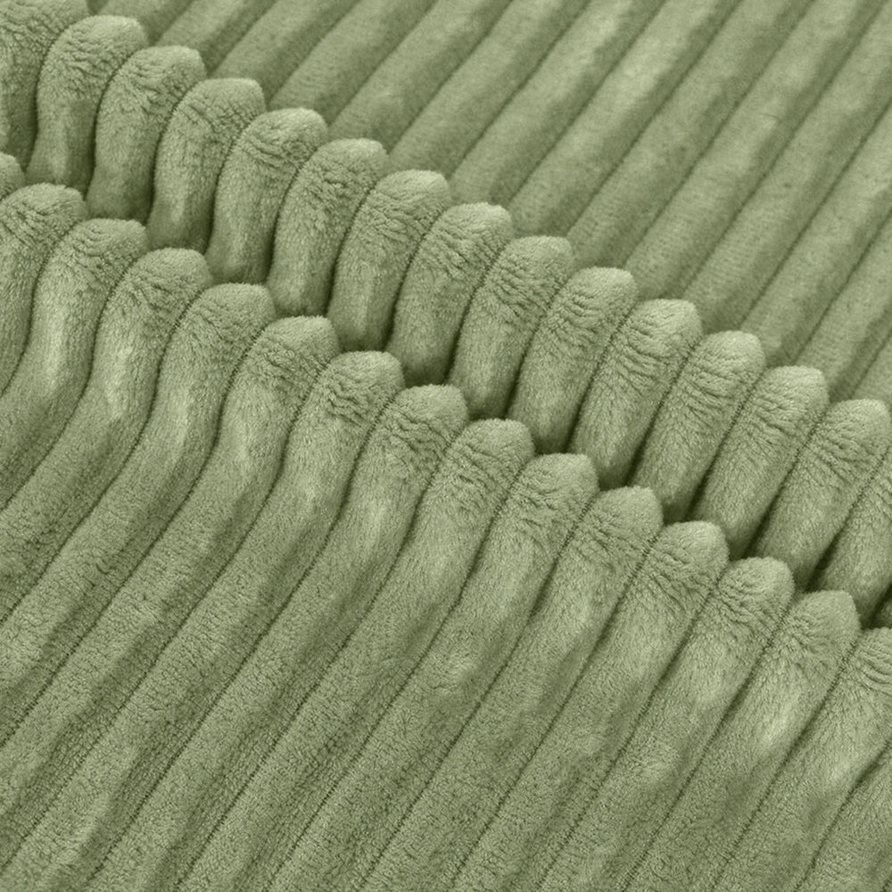 Versatile Solid Color Material Widely Used for Bed Sheet and Blanket Striped Flannel Fabric - Image 2