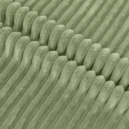 Versatile Solid Color Material Widely Used for Bed Sheet and Blanket Striped Flannel Fabric - Image 2