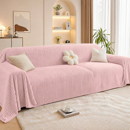 Volume Sourcing for Global Home Textile Wholesalers Solid Ribbed Autumn Winter Flannel Fabric - Image 4