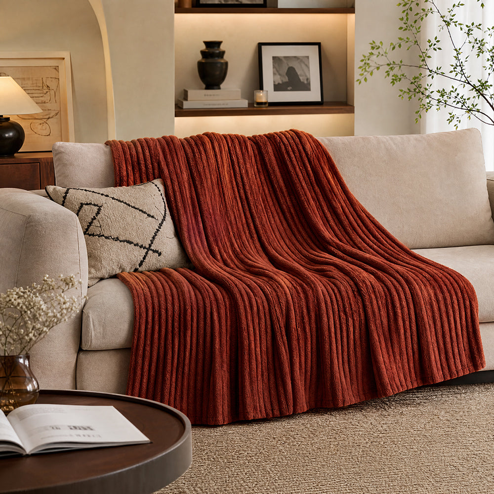 Flannel Sourcing Global Textile Exporter Solid Ribbed Autumn Winter Flannel Fabric - Image 3