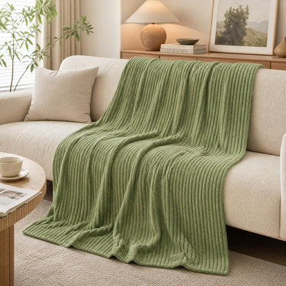 All-Purpose Linear Grade-A Material for 4-Piece Bed Sets and Couch Guards Flannel Fabric - Image 3