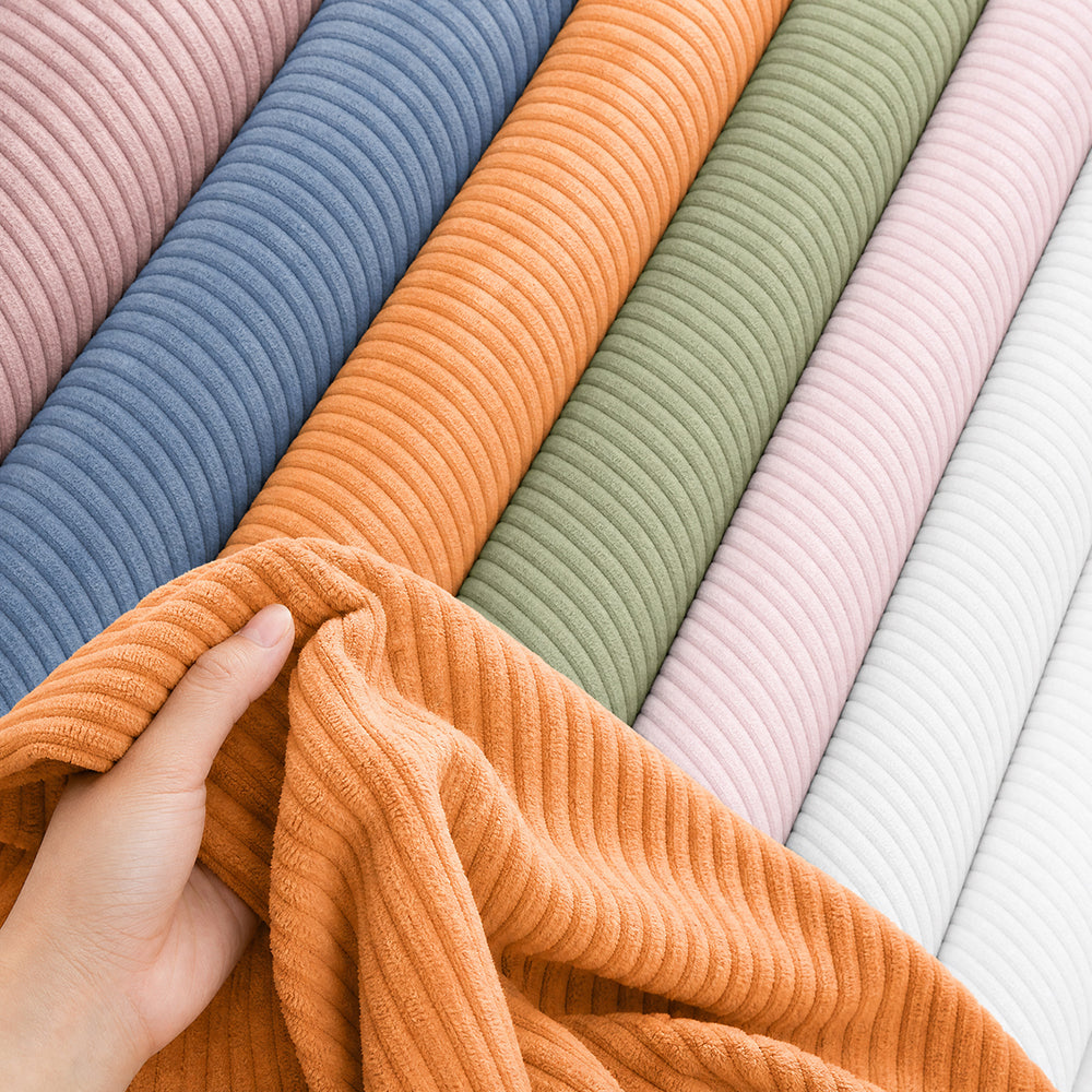 Multi-Specification for Sofa Runners Deep-Cut Rib Autumn Winter Flannel Fabric - Image 2