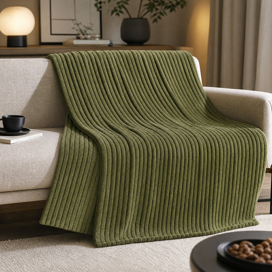 High-Density 250-460GSM Options for Heavy Winter Bedding Deep-Cut Flannel Fabric - Image 1