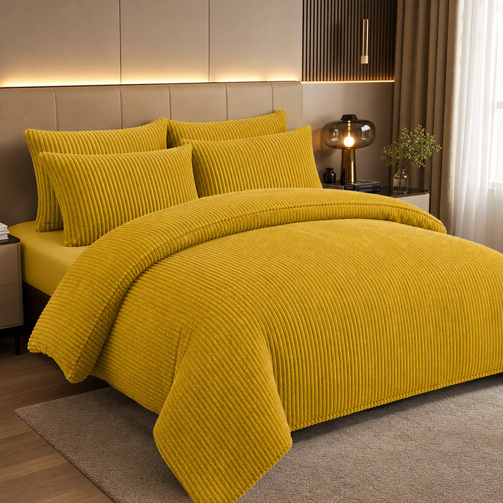 High-Density 250-460GSM Options for Heavy Winter Bedding Deep-Cut Flannel Fabric - Image 3