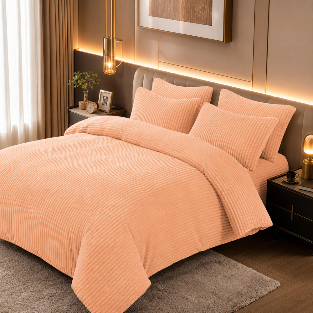Chill-Proof Perfect Weight Material for All-Season Air Conditioning Throws Deep-Cut Flannel Fabric - Image 3