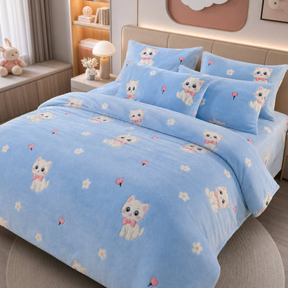 Customized Pattern Autumn Winter Various GSM for Bedding Set Printed Flannel Fabric - Image 3