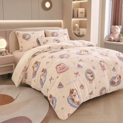 OEM/ODM Various Patterns Roll for Sofa Towel Cover Printed Coral Flannel Fabric - Image 3