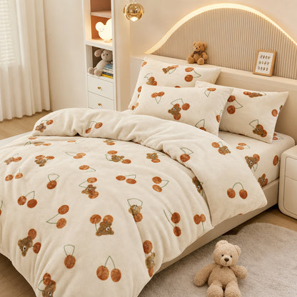 Custom Graphic Thermal Velvet Material for AC Blanket Printed Flannel Fabric - Image 3