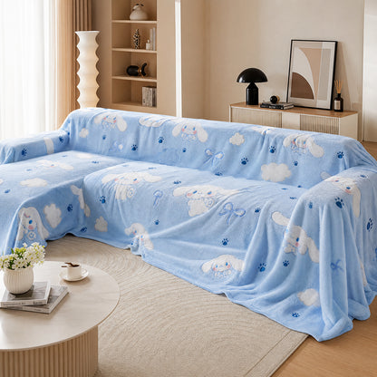 Custom Graphic Thermal Velvet Material for AC Blanket Printed Flannel Fabric - Image 4