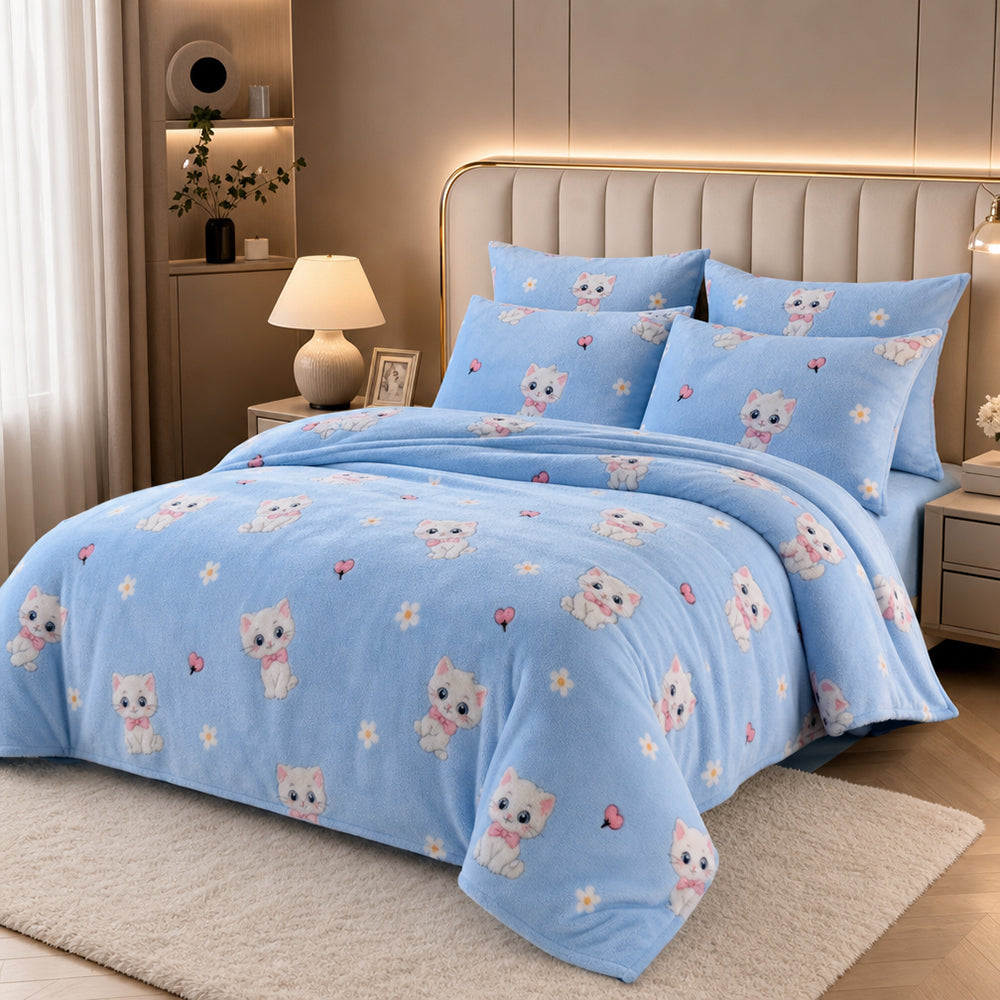 Custom Design Uniform Thickness Soft Throw for Couch Sheet Printed Velvet Flannel Fabric - Image 3
