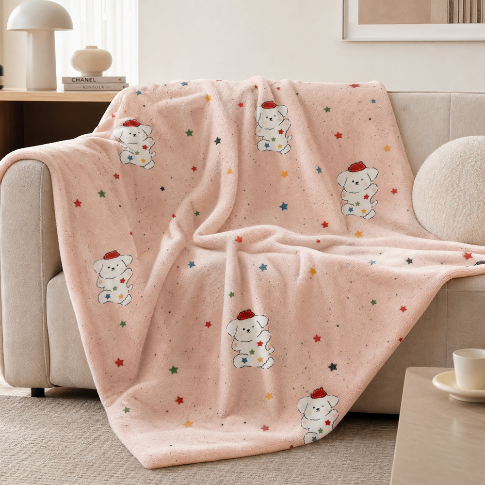 High-Definition Rotary Customizable Roll for AC Quilt Printed Coral Velvet Fabric - Image 3