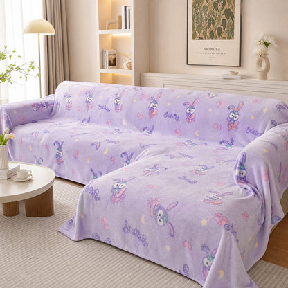 Certified Eco-Friendly Skin-Friendly Blanket Sheet Material Printed Autumn Flannel Fabric - Image 4