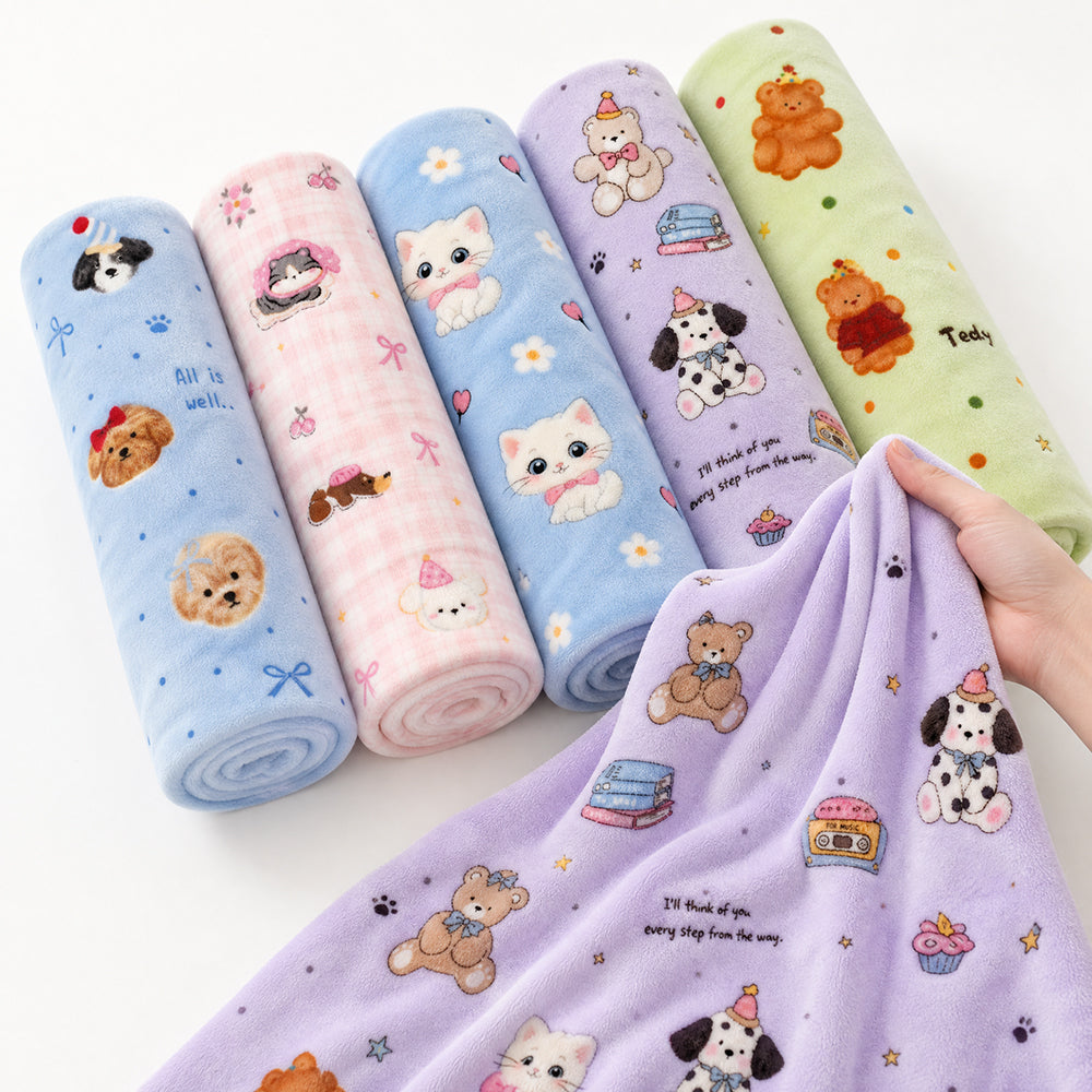 Rich Luster Extra-Soft Protective Sofa Towel Bolting Cloth Custom Printed Velvet Fabric - Image 2
