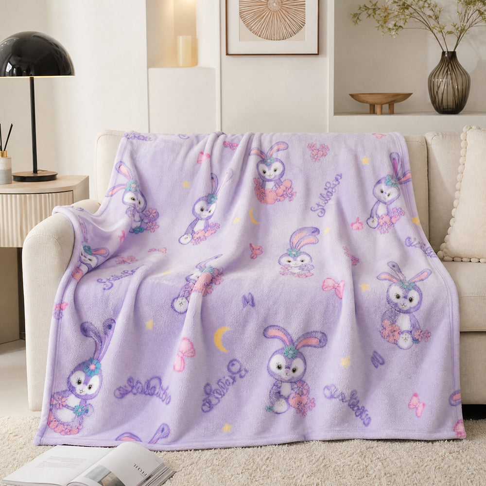 Full-Width Customizable Patterned Material for Industrial Commercial Blanket Manufacturing Flannel Fabric - Image 1