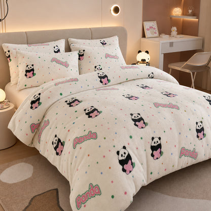Full-Width Customizable Patterned Material for Industrial Commercial Blanket Manufacturing Flannel Fabric - Image 3